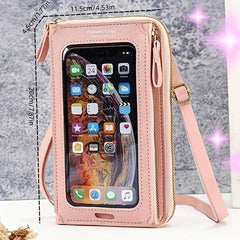 Mini PU Leather Crossbody Bag for Women