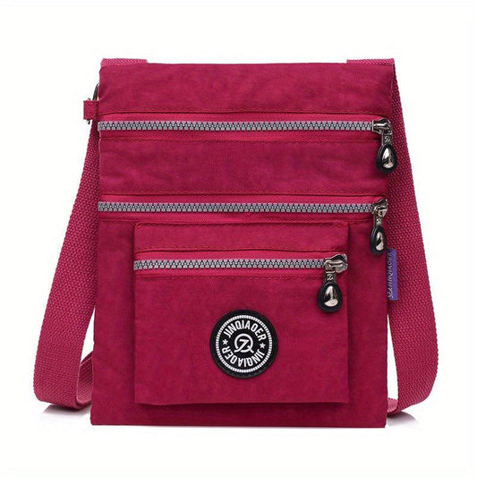 Waterproof Nylon Crossbody Bag Sports Fitness Gym Shoulder Bag
