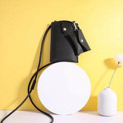 Solid Mini Crossbody Bag with Coin Purse for Women