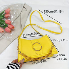 Pink Purple Crossbody Hobo Bag Candy Shoulder Bag