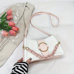 Pink Purple Crossbody Hobo Bag Candy Shoulder Bag