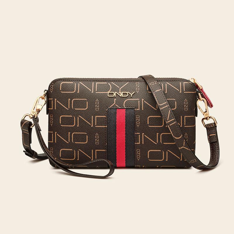 Vintage Pattern Clutch Wallet with Wristband & Strap