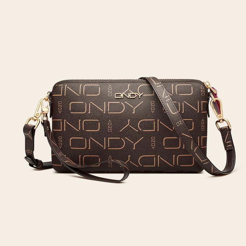 Vintage Pattern Clutch Wallet with Wristband & Strap