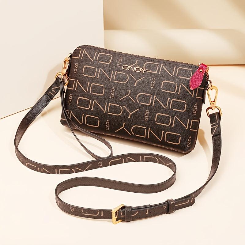 Vintage Pattern Clutch Wallet with Wristband & Strap