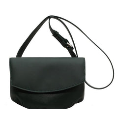 Vintage Vegan Crossbody Bag Minimalist PU Shoulder Bag