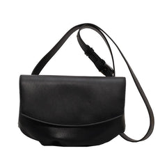 Vintage Vegan Crossbody Bag Minimalist PU Shoulder Bag