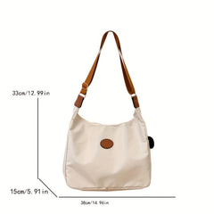Vintage Hobo Bag Large Capacity Nylon Crossbody Women's Handbag