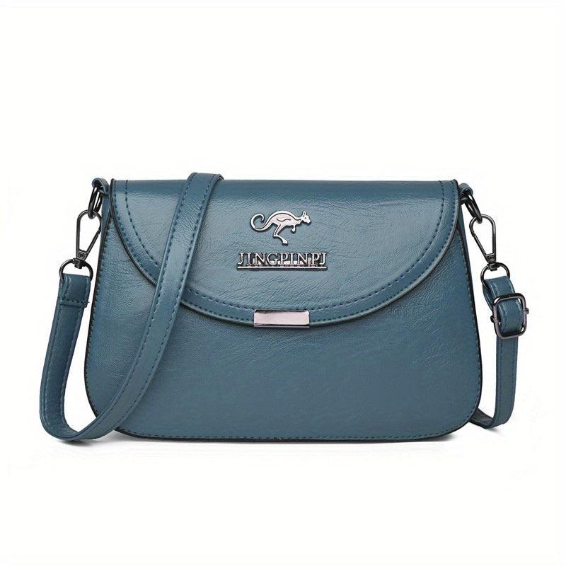 Vintage Square Shoulder Bag Crossbody Purse