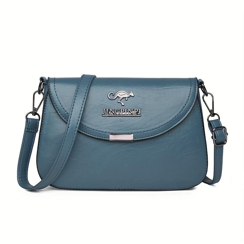 Vintage Square Shoulder Bag Crossbody Purse