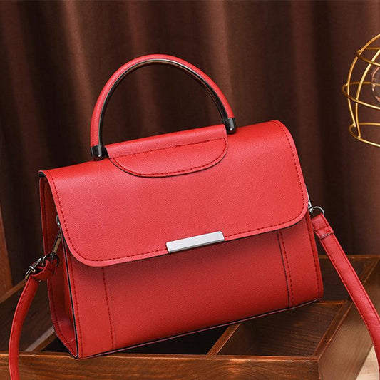 Crossbody Bag Women's Top Handle Purse Faux Leather Flap Shoulder Bag