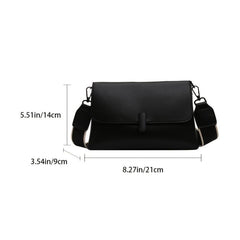 Faux Leather Crossbody Bag Women's Purse Casual Flap Shoulder Bag