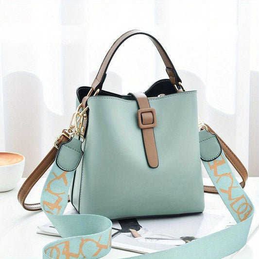 Mini Handbag Detachable Strap PU Leather Crossbody Bag