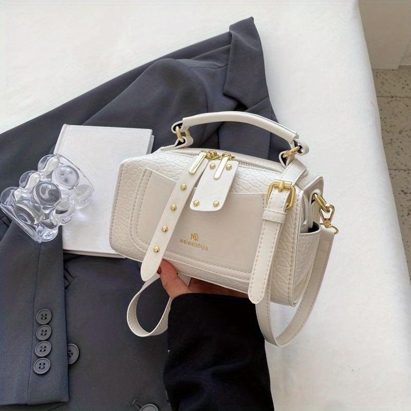 Solid Crossbody Bag Women's Niche Bag For Work