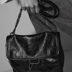 Niche Shoulder Bag Argyle Pattern Flap Chain Bag All Match Crossbody Bag