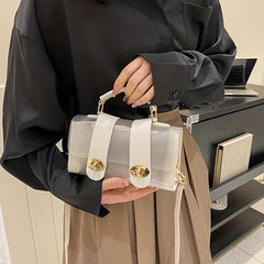 Transparent Jelly Crossbody Bag PVC Beach Bag