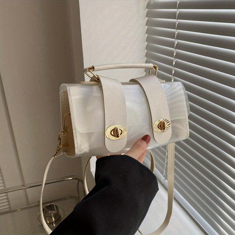 Transparent Jelly Crossbody Bag PVC Beach Bag