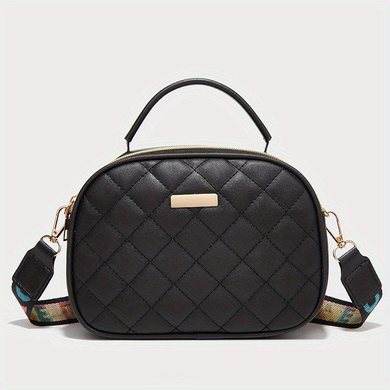 Argyle Quilted Crossbody Bag Shoulder Bag