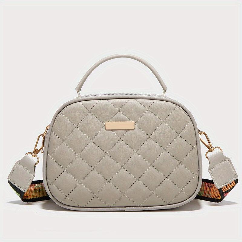 Argyle Quilted Crossbody Bag Shoulder Bag