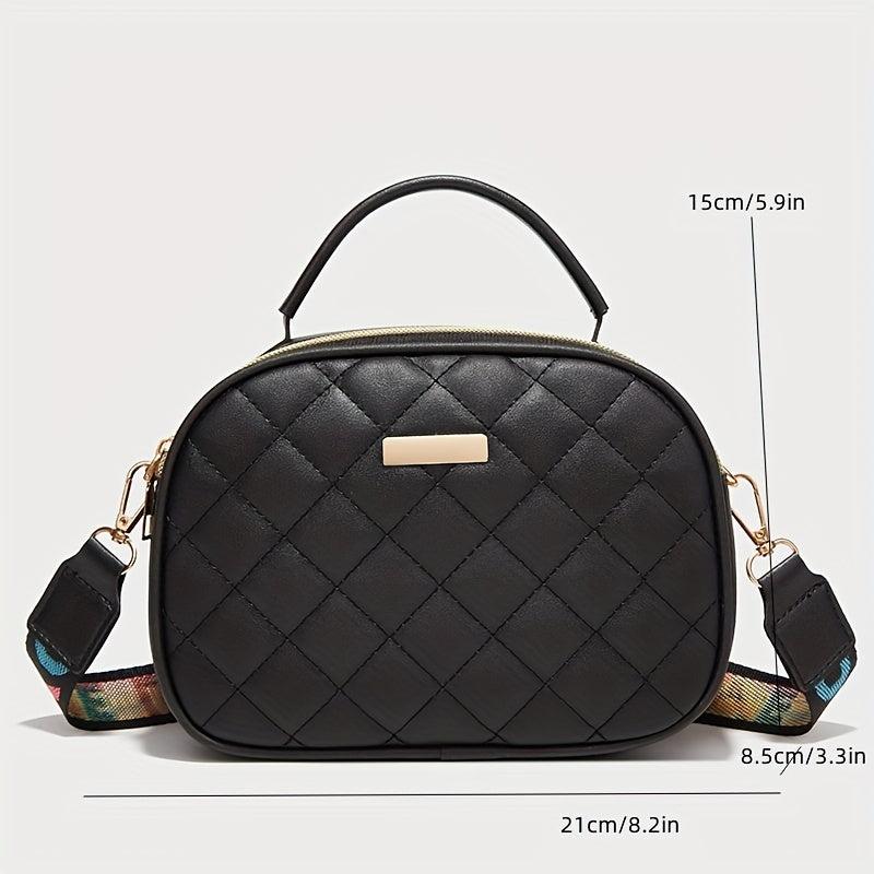 Argyle Quilted Crossbody Bag Shoulder Bag