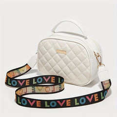 Argyle Quilted Crossbody Bag Shoulder Bag