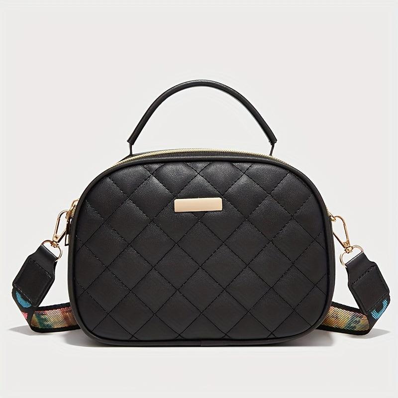 Argyle Quilted Crossbody Bag Shoulder Bag
