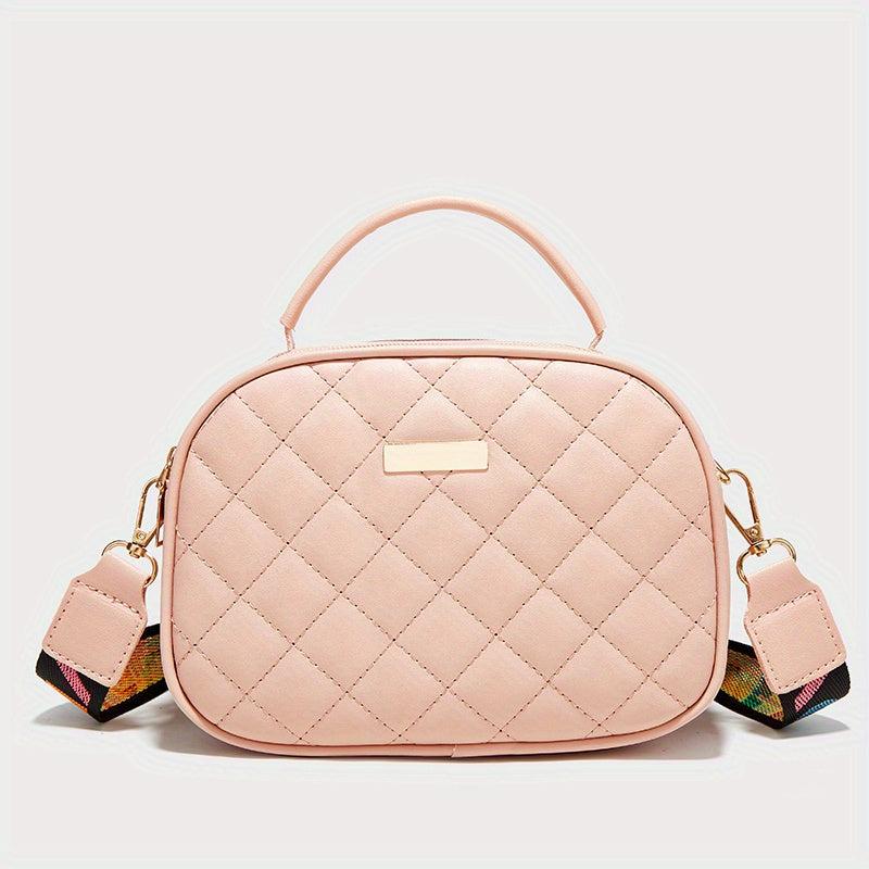 Argyle Quilted Crossbody Bag Shoulder Bag