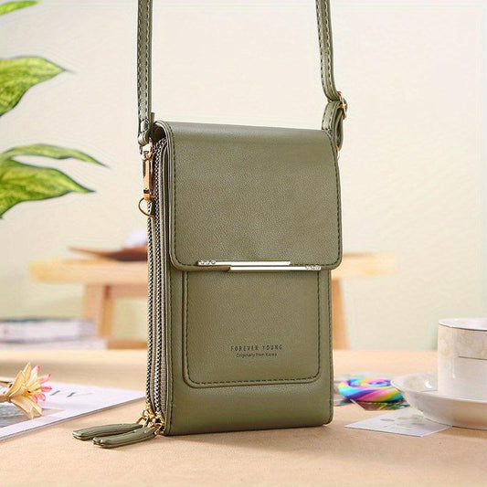 Minimalist Shoulder Bag Touch Screen Phone Bag Lightweight Purse
