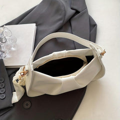 Fairy Shoulder Hobo Bag Ruched Underarm Bag Women's Casual Handbag
