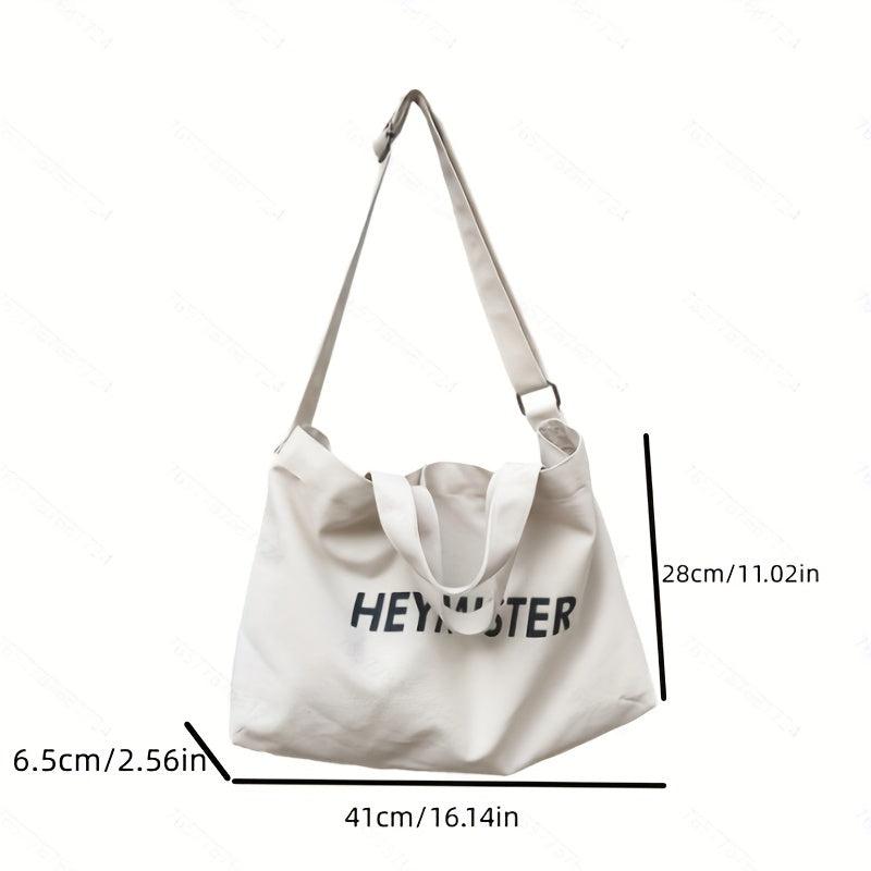 Vintage Canvas Crossbody Hobo Bag Large Capacity Shoulder Handbag Tote Purse