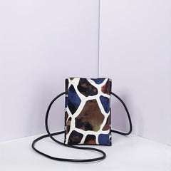 Stone Pattern Crossbody Bag Vintage Shoulder Purse