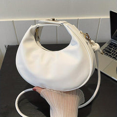 Vintage Crescent Handbag For Women Crossbody Bag Clutch Purse