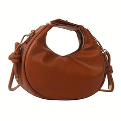 Vintage Crescent Handbag For Women Crossbody Bag Clutch Purse