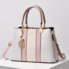 Women's Classic Pattern Shoulder Bag - All Match Tote Satchel for Work