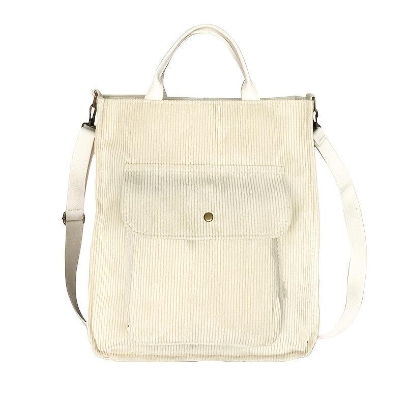 Corduroy Shoulder Bag Women's Large Capacity
