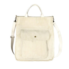 Corduroy Shoulder Bag Women's Large Capacity
