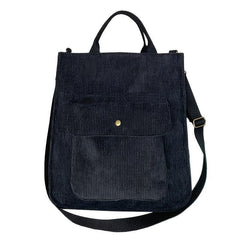Corduroy Shoulder Bag Women's Large Capacity