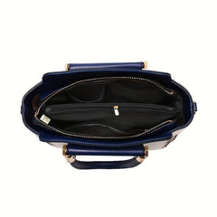 Women's Colorblock Tote Bag Satchel Shoulder Bag