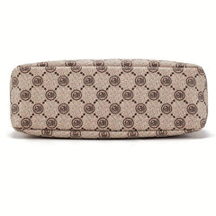 Vintage Pattern Crossbody Wallet PU Leather Textured Bag