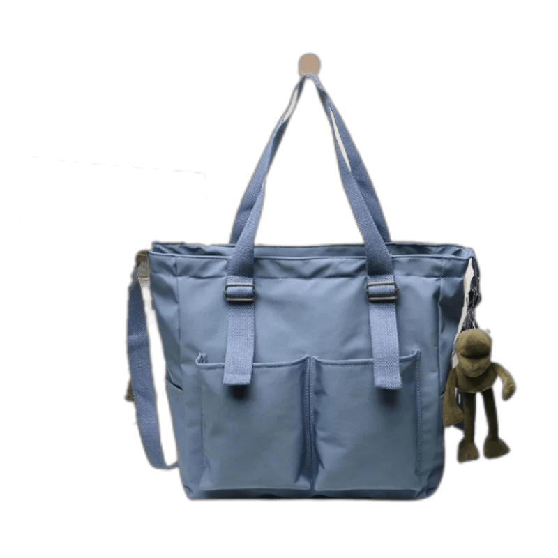 Casual Solid Tote Bag Crossbody Bag Large Capacity Handbag