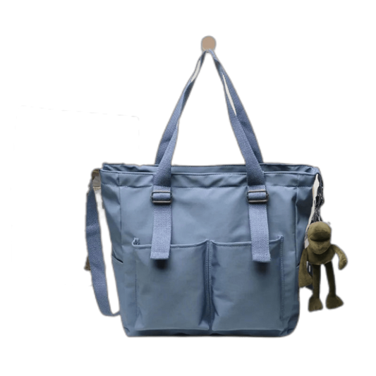 Casual Solid Tote Bag Crossbody Bag Large Capacity Handbag