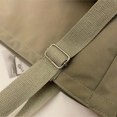 Casual Solid Tote Bag Crossbody Bag Large Capacity Handbag