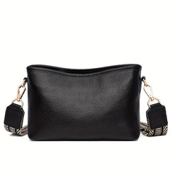 Solid Square Shoulder Bag Vintage Crossbody