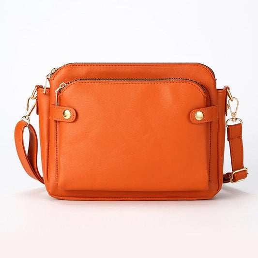 Stylish Crossbody Bag with Zipper Closure for Women