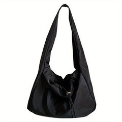 Nylon Drawstring Crossbody Bag Large Capacity Shoulder Bag