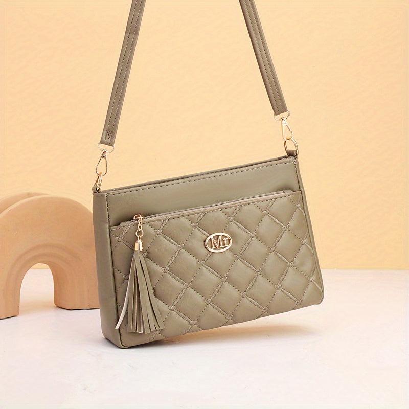 Quilted Crossbody Bag Layer Shoulder Stylish Handbag & Purse