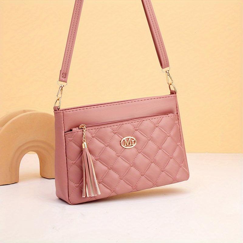 Quilted Crossbody Bag Layer Shoulder Stylish Handbag & Purse