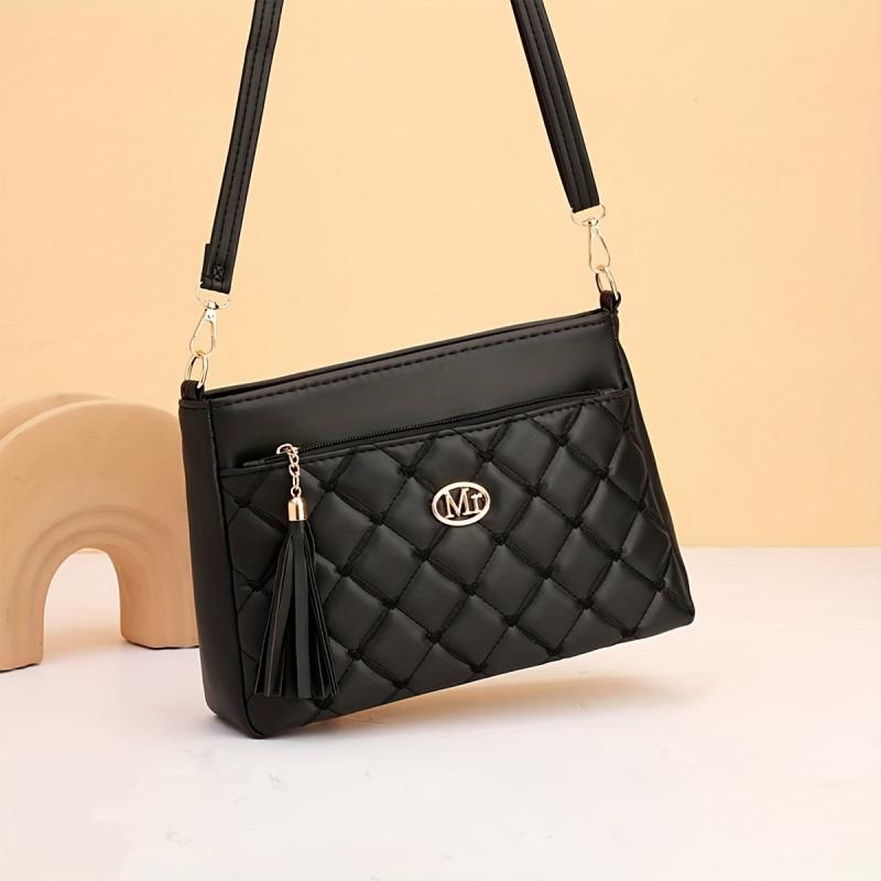 Quilted Crossbody Bag Layer Shoulder Stylish Handbag & Purse
