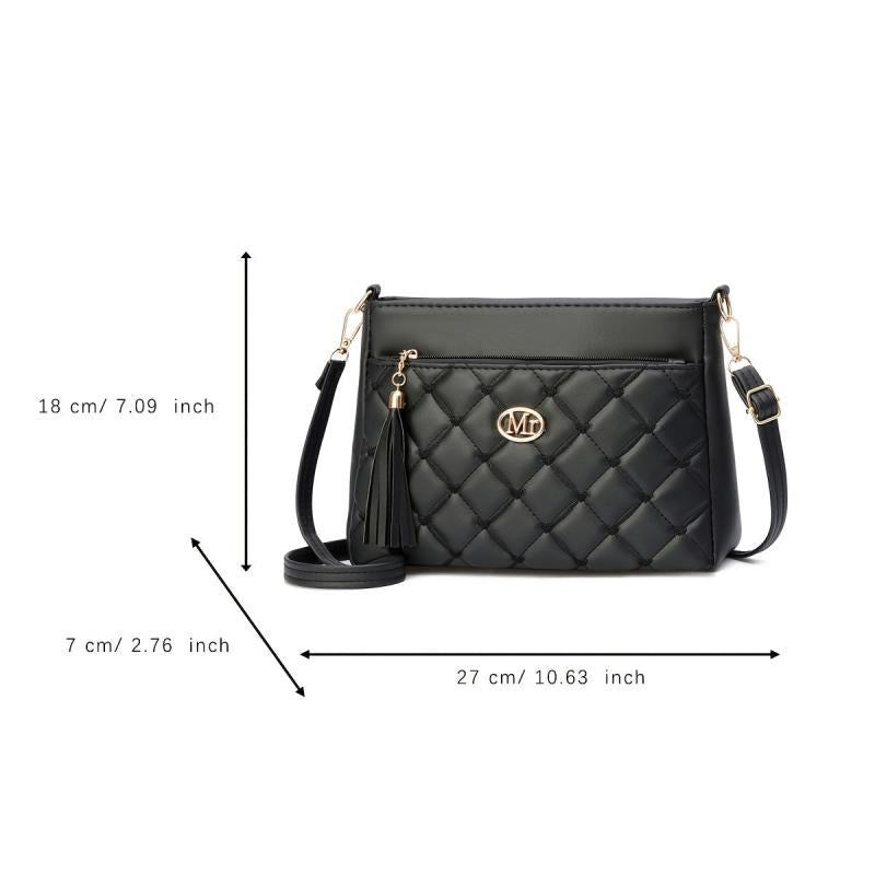 Quilted Crossbody Bag Layer Shoulder Stylish Handbag & Purse