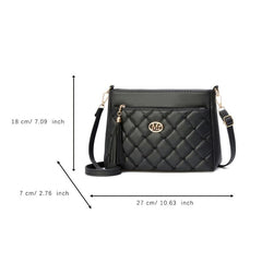 Quilted Crossbody Bag Layer Shoulder Stylish Handbag & Purse