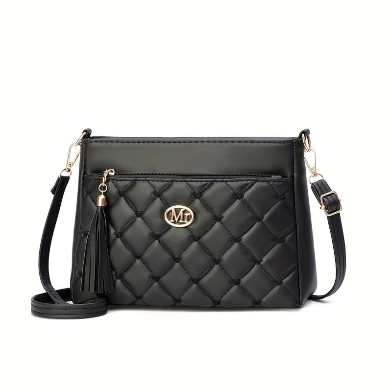 Quilted Crossbody Bag Layer Shoulder Stylish Handbag & Purse